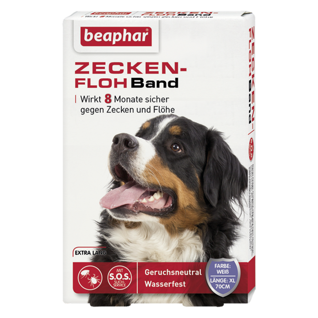 Bild von Zecken- und Flohband für Hunde 70 cm