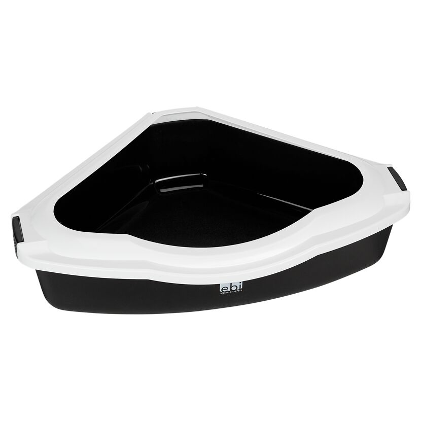 Schwarze Katzentoilette Canto Spectra 60 aus Kunststoff