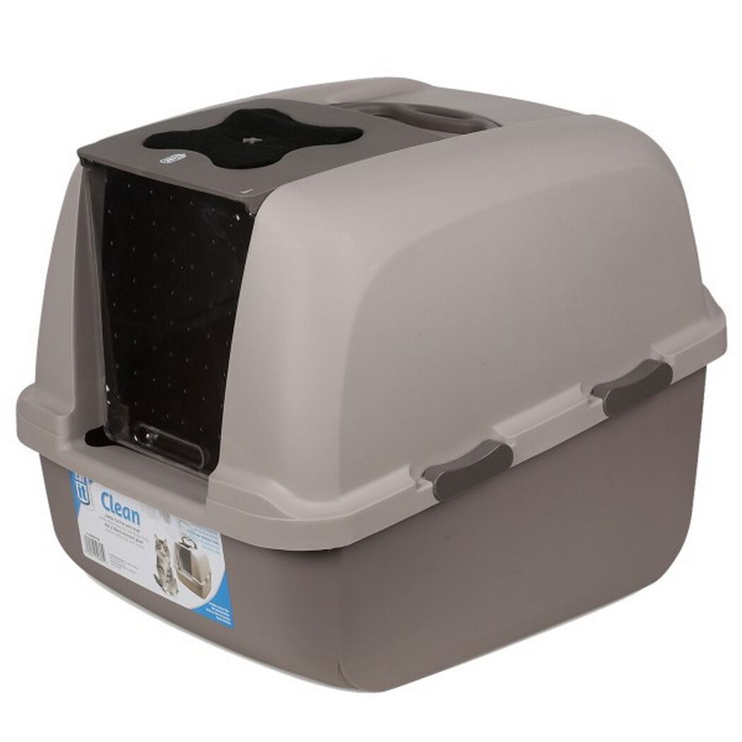 Katzentoilette Catit Jumbo grau mit Haube