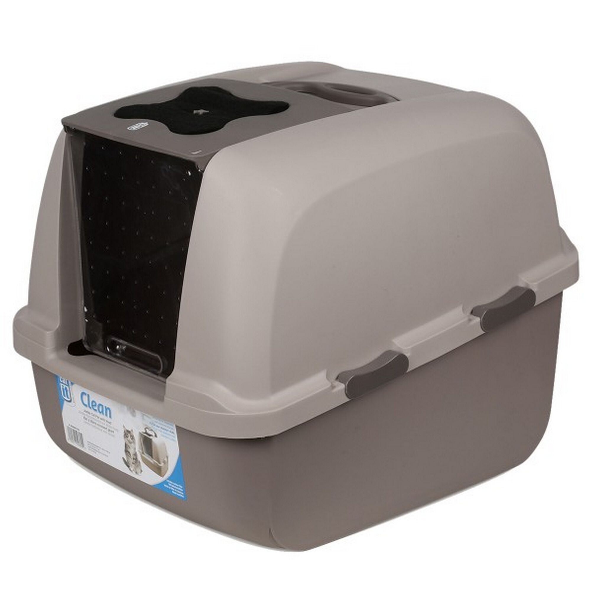 Katzentoilette Catit Jumbo grau mit Haube