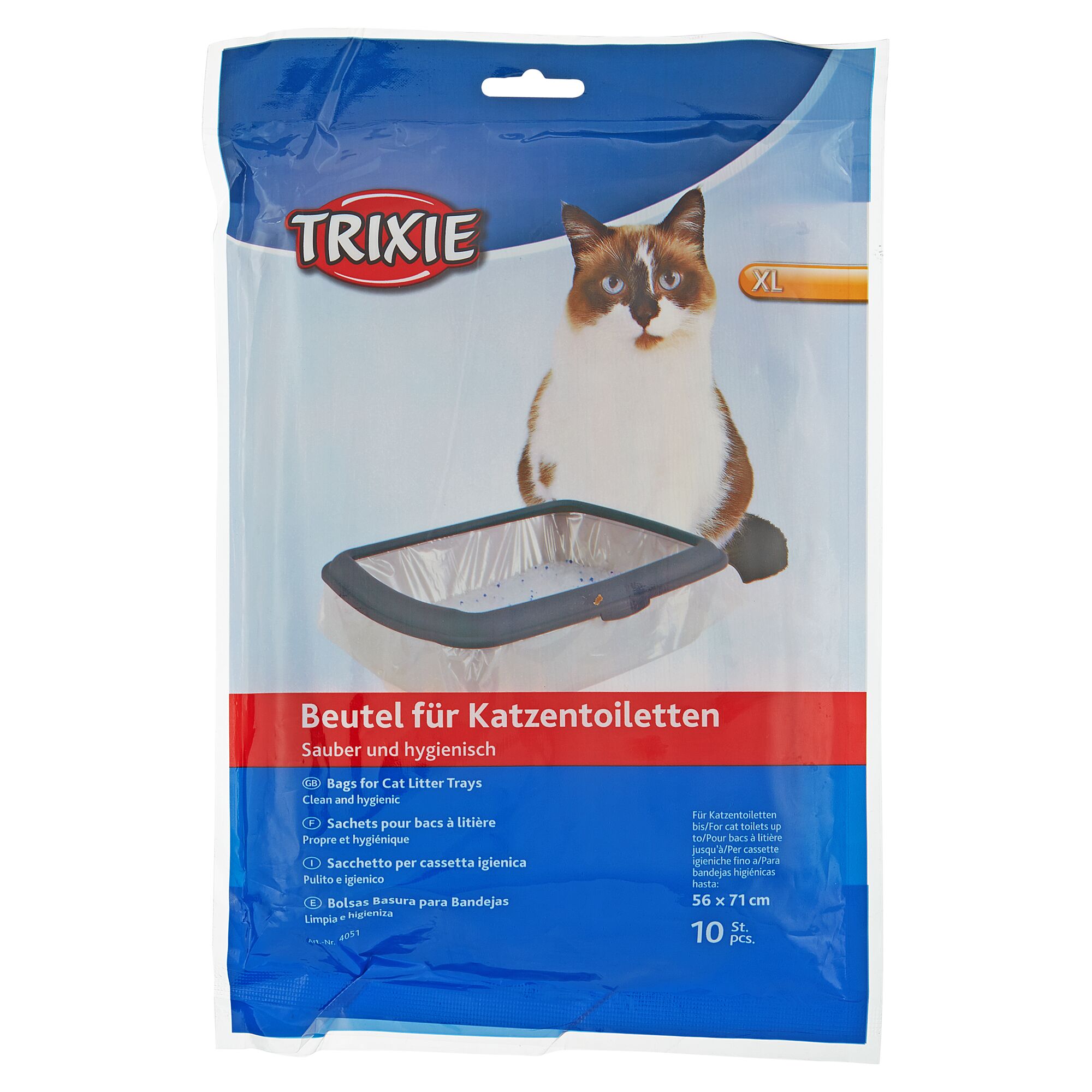 TRIXIE Katzentoilettenbeutel XL, 10 Stück
