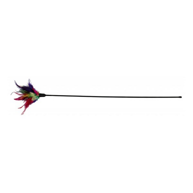 Bild von Katzenspielzeug Stab mit Federn, 500 mm