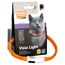 Orangefarbenes LED Katzenhalsband Visio Light