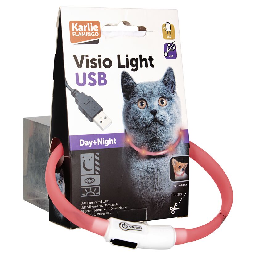 LED-Leuchtschlauch "Visio Light" Silikon pink 20 - 35 cm