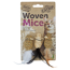 Verkleinertes Bild von Katzenspielzeug "Woven Mice" Seegras 3 Stück