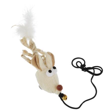2. Bild von Spielzeugmaus mit Federn und Glöckchen