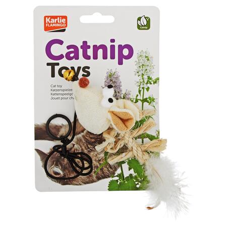 3. Bild von Spielzeugmaus mit Federn und Glöckchen