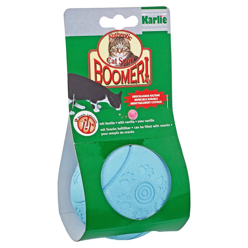 Katzen-Snackball "Boomer" Gummi Ø 7 cm