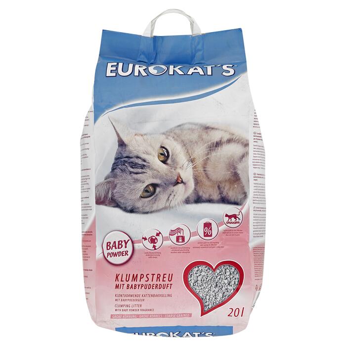 Eurokats Katzenstreu Baby Powder 20 L Toom Baumarkt