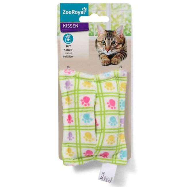 Bild von Katzenspielzeug 'Kissen' zum Befüllen bunt 60 x 90 mm