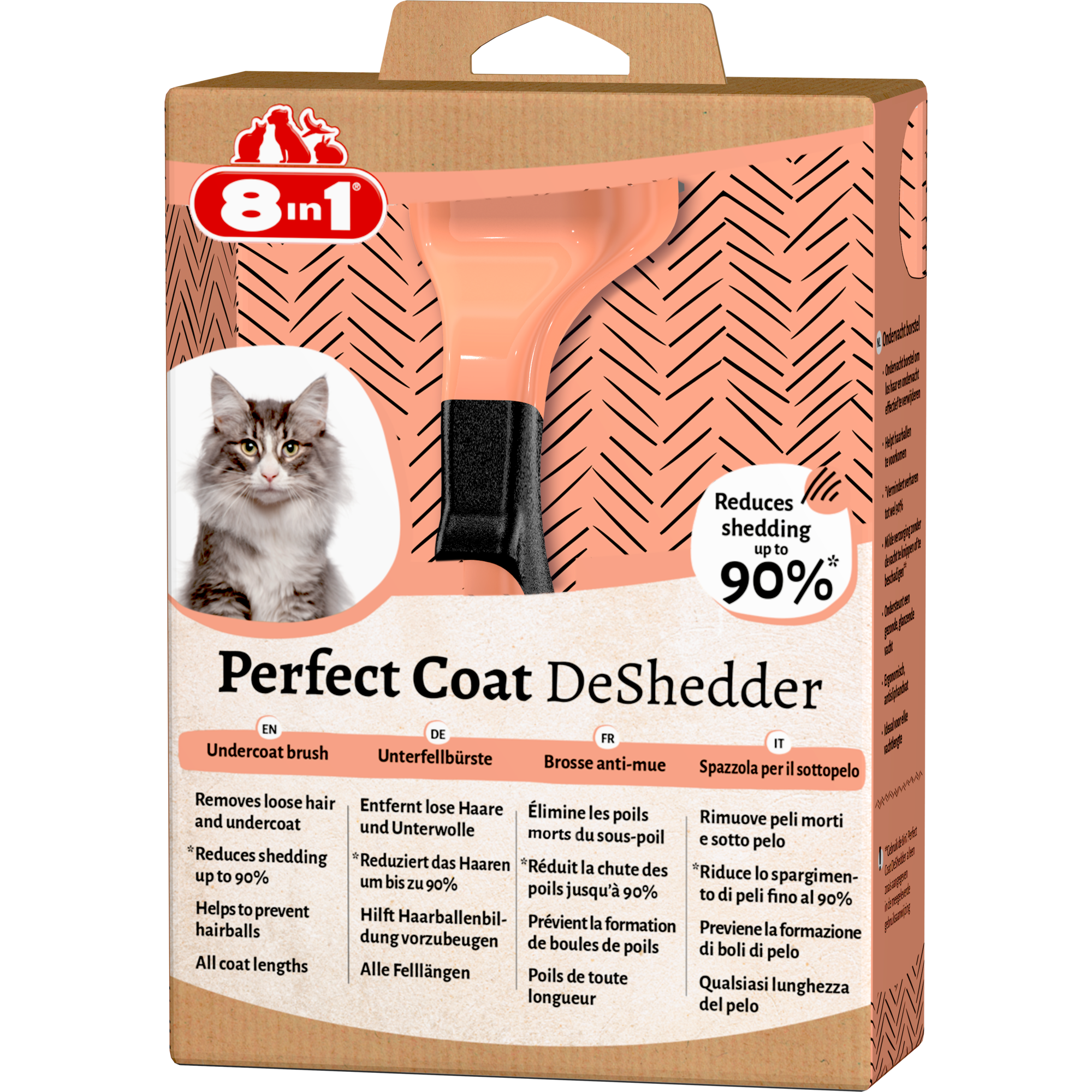 Unterfellbürste 'Perfect Coat DeShedder Katze' + product picture