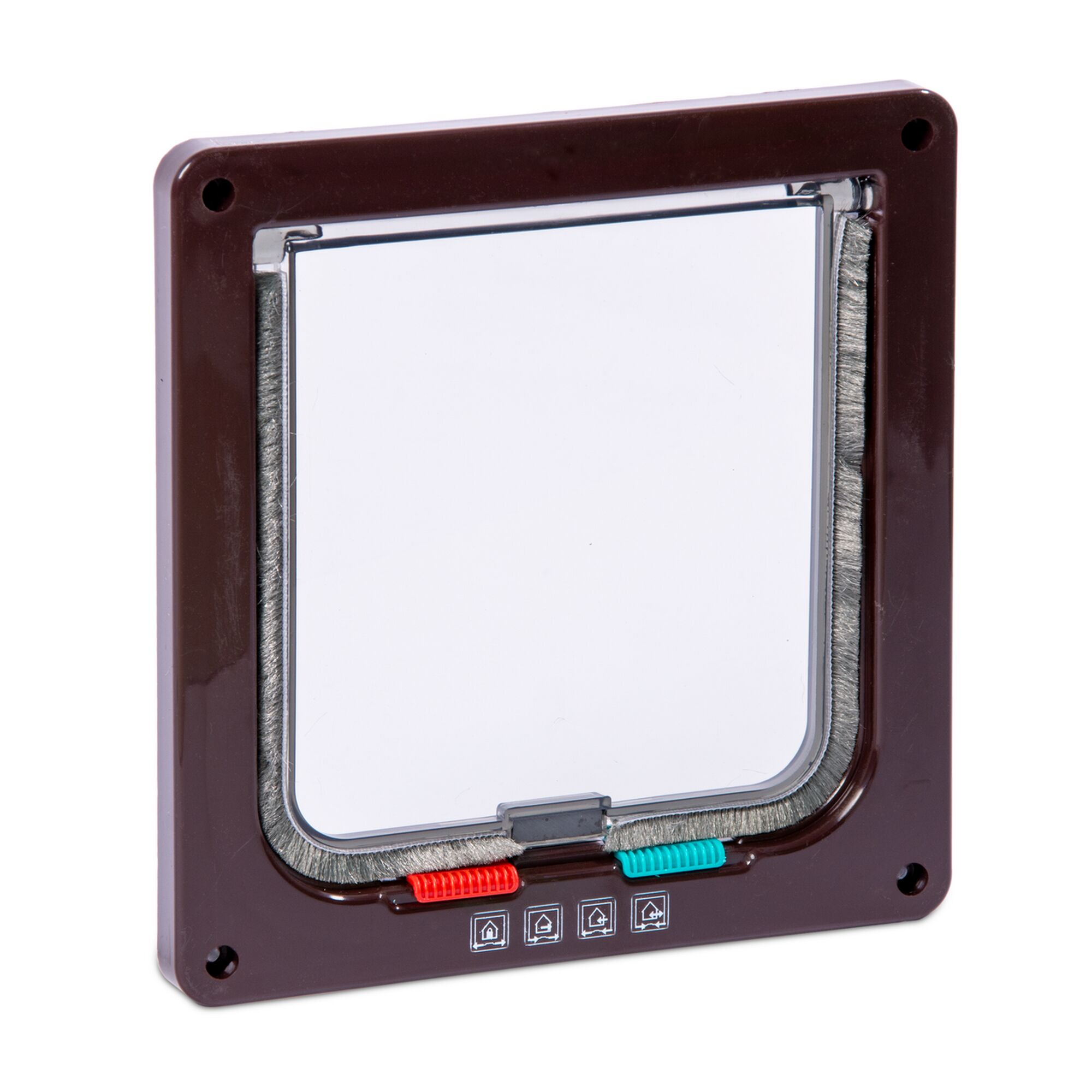 Braune 4-Wege-Katzentür