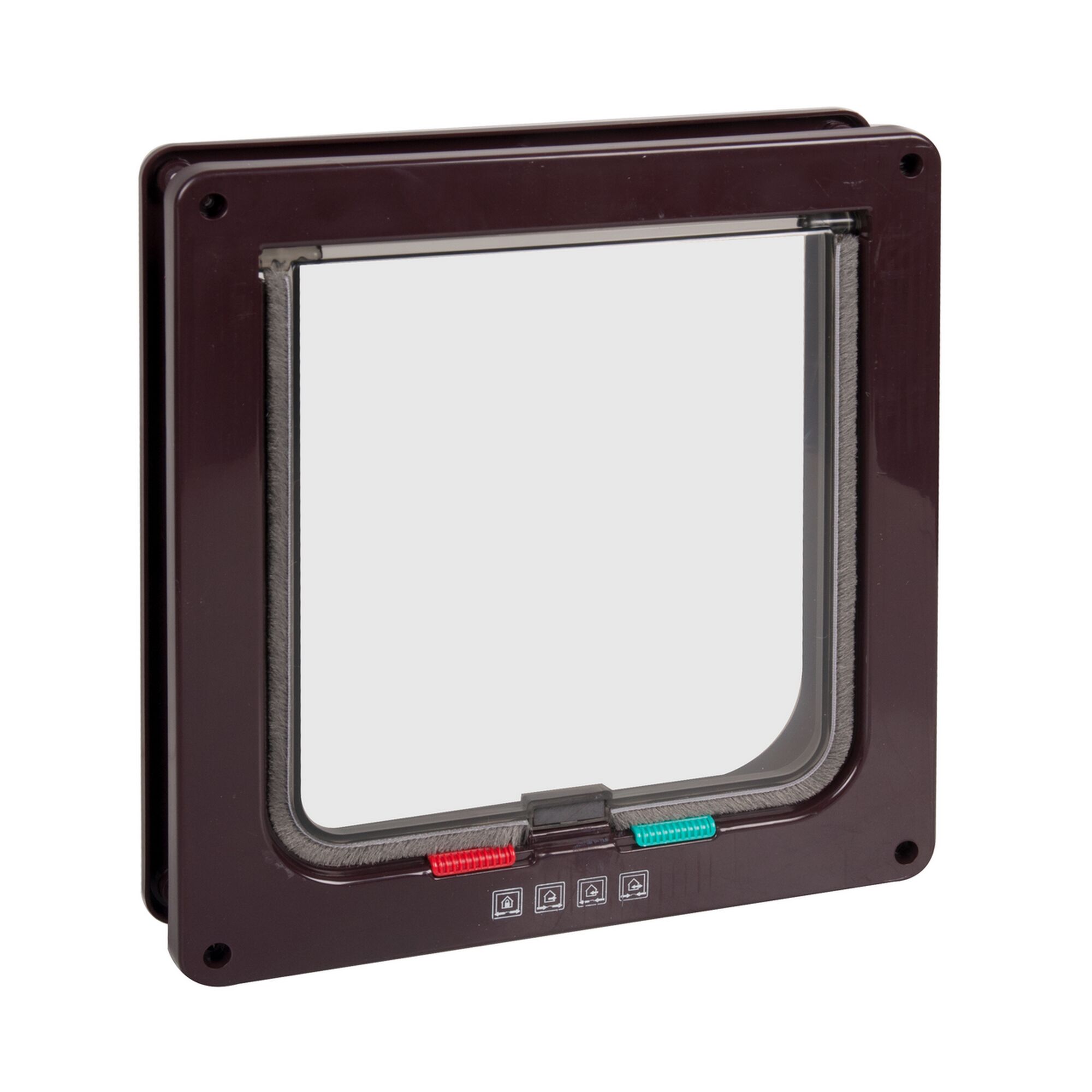 Braune 4-Wege-Katzentür