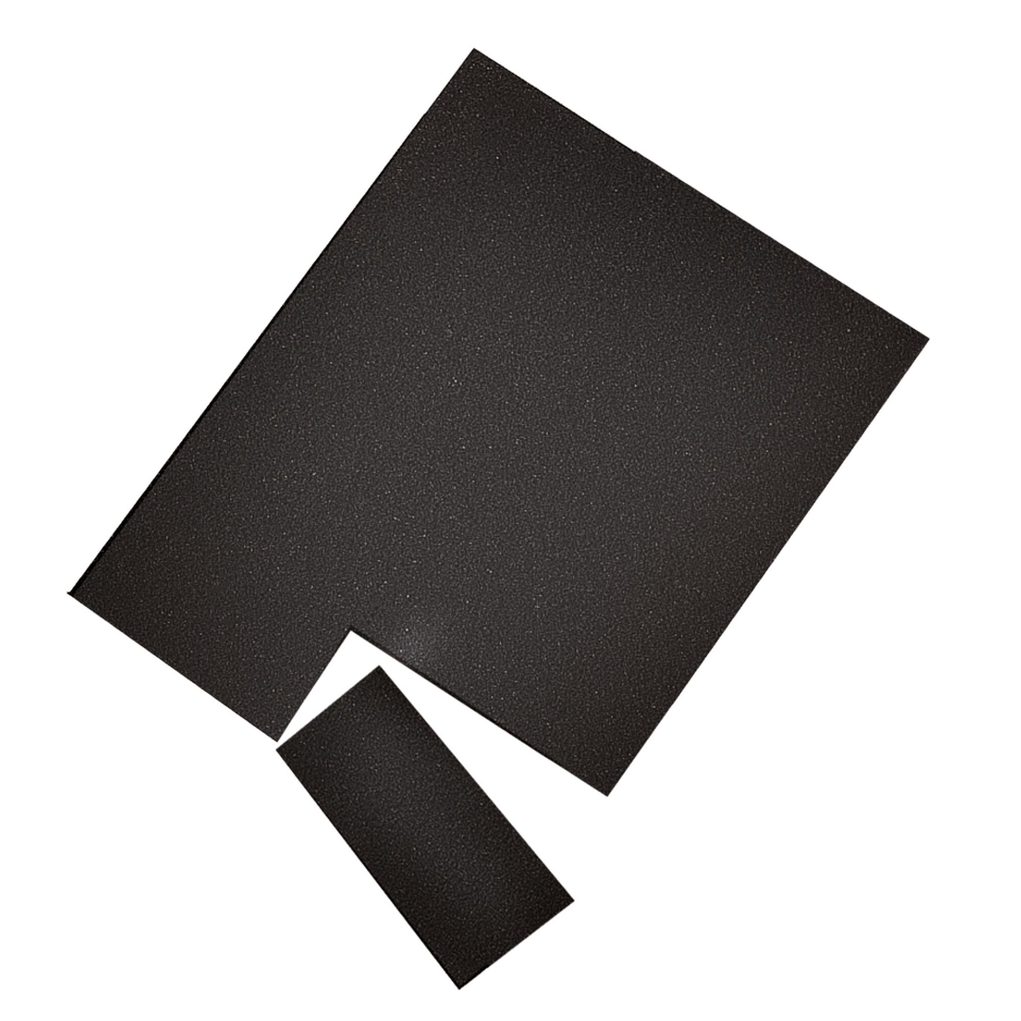 Schwarze Universalfilter für Katzentoiletten