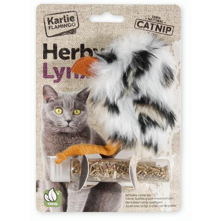 3. Bild von Katzenspielzeug Plüschmaus beige mit Catnip 20 cm