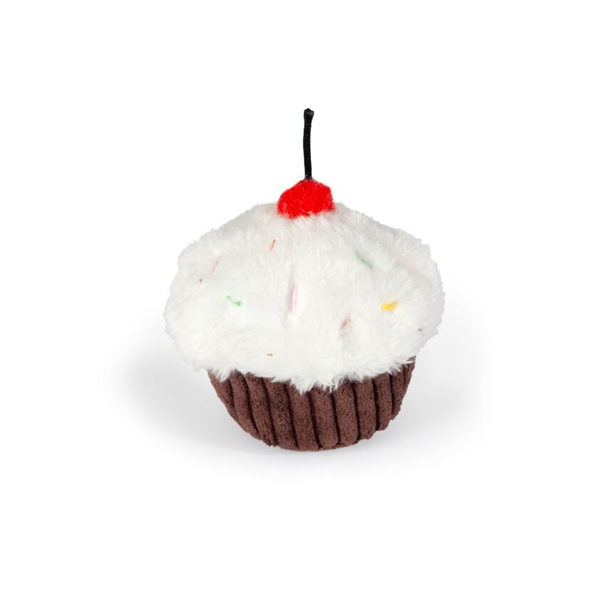 Plüschspielzeug Cupcake mit Kirsche