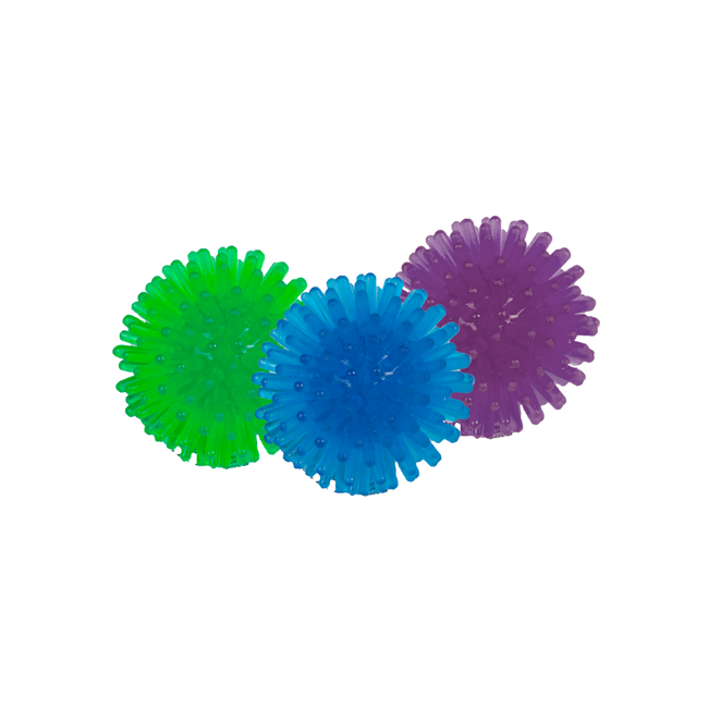 Bild von Katzenspielzeug Igelball 3 Farben sortiert Ø 3 cm
