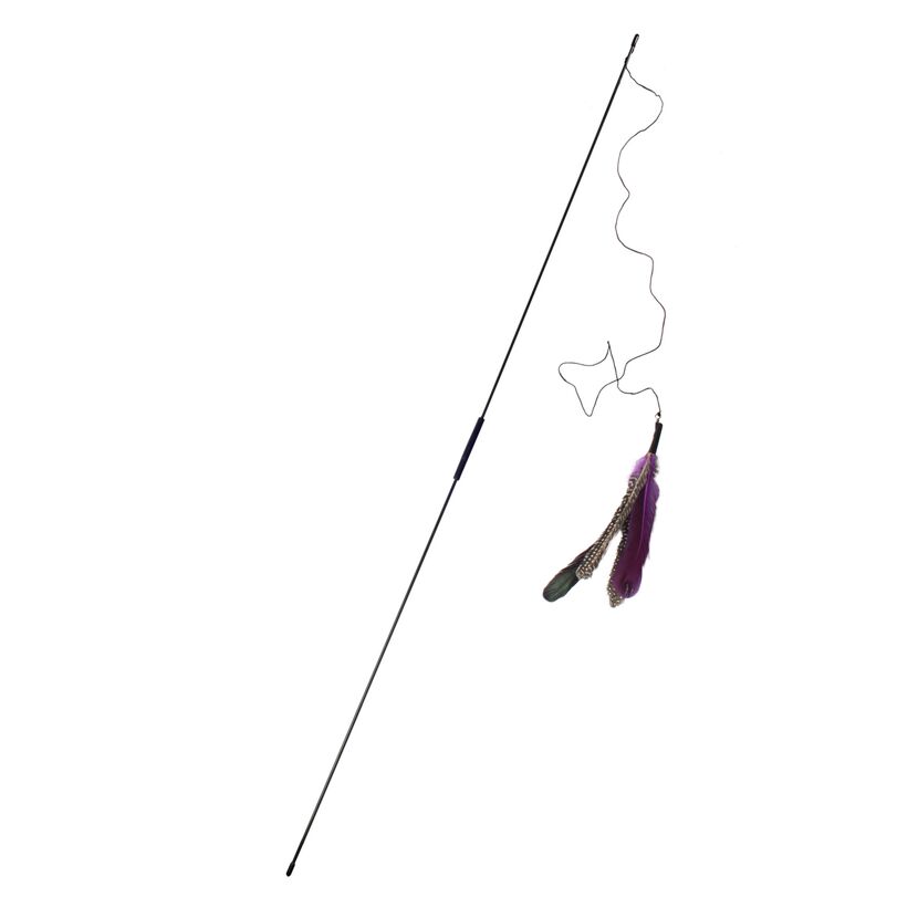 Katzenspielzeug Angel Tube Noxy 92 cm mit Federn