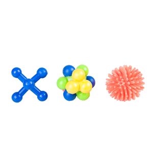 Gummispielzeug 3 Stk. 4 cm, farblich sortiert
