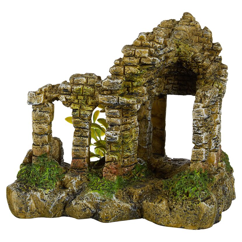 Aquariendeko Ruine "Brick Gate” 17 x 13,3 x 15 cm