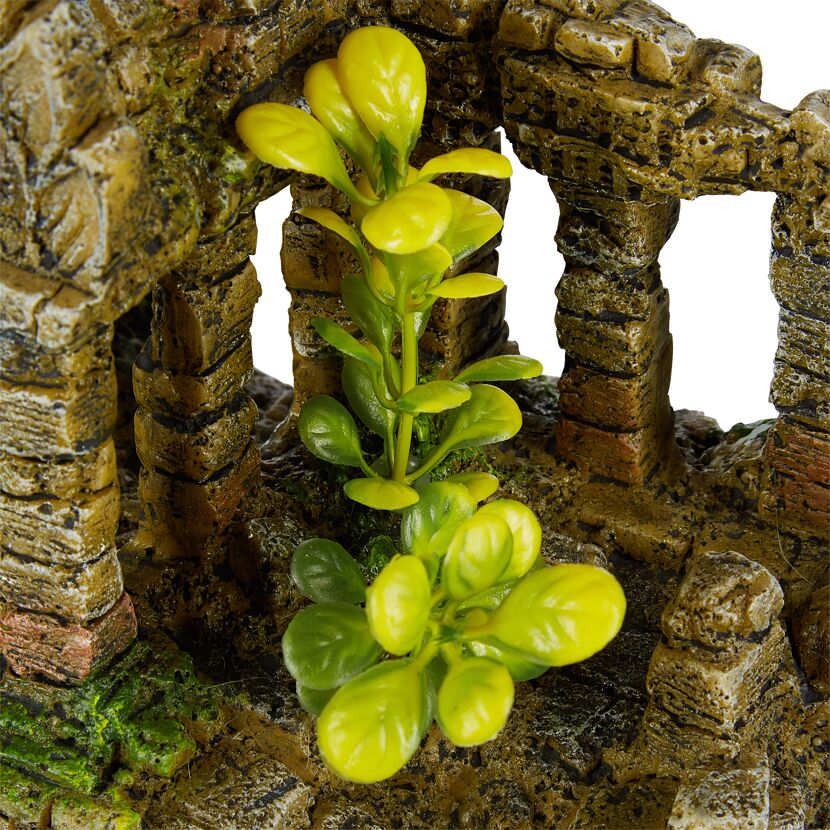 Aquariendeko Ruine "Brick Gate” 17 x 13,3 x 15 cm