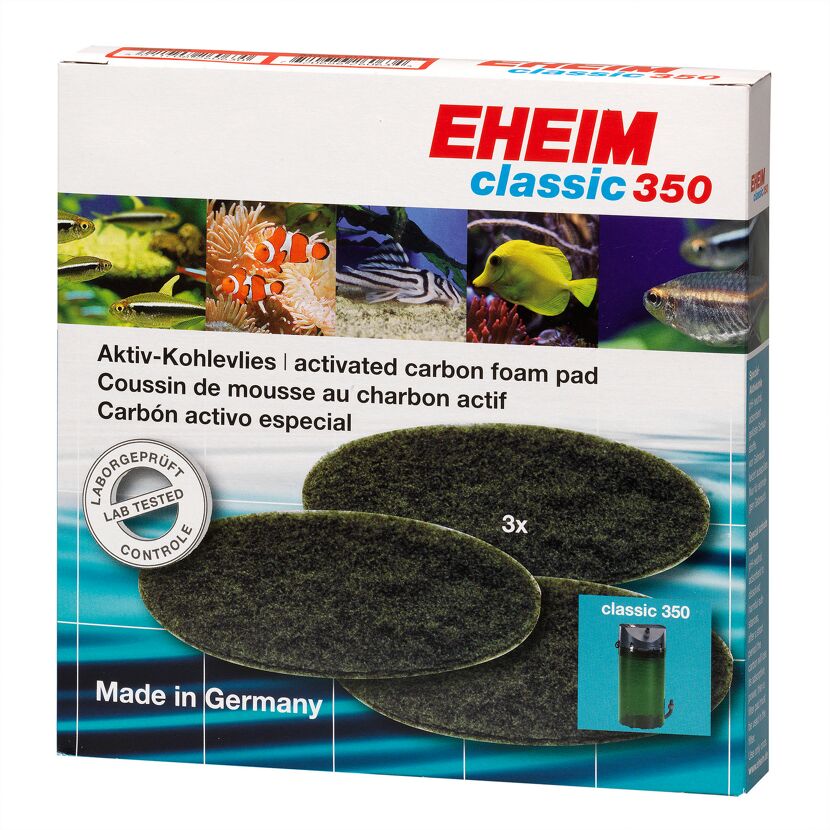 Eheim classic 350 Aktivkohlevlies
