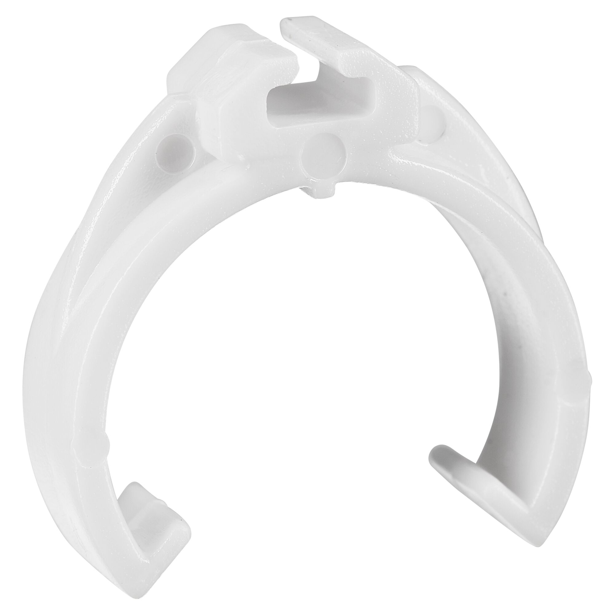 Weißer Kunststoffclip für T5-Leuchtstoffröhre