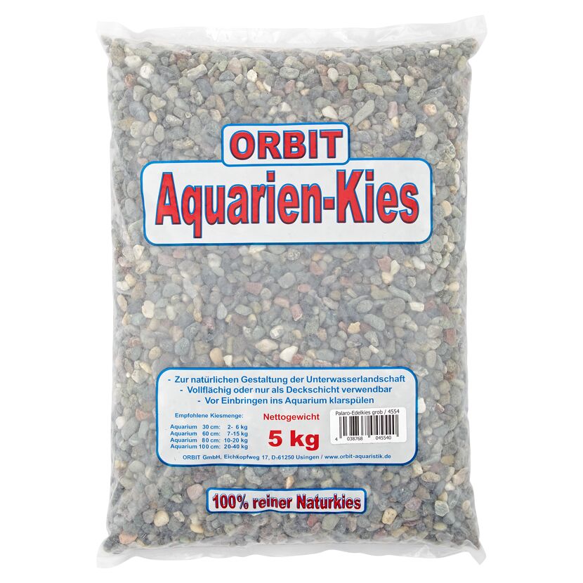 Naturkies Aquarium "Palaro" Ø 8 - 12 mm 5 kg