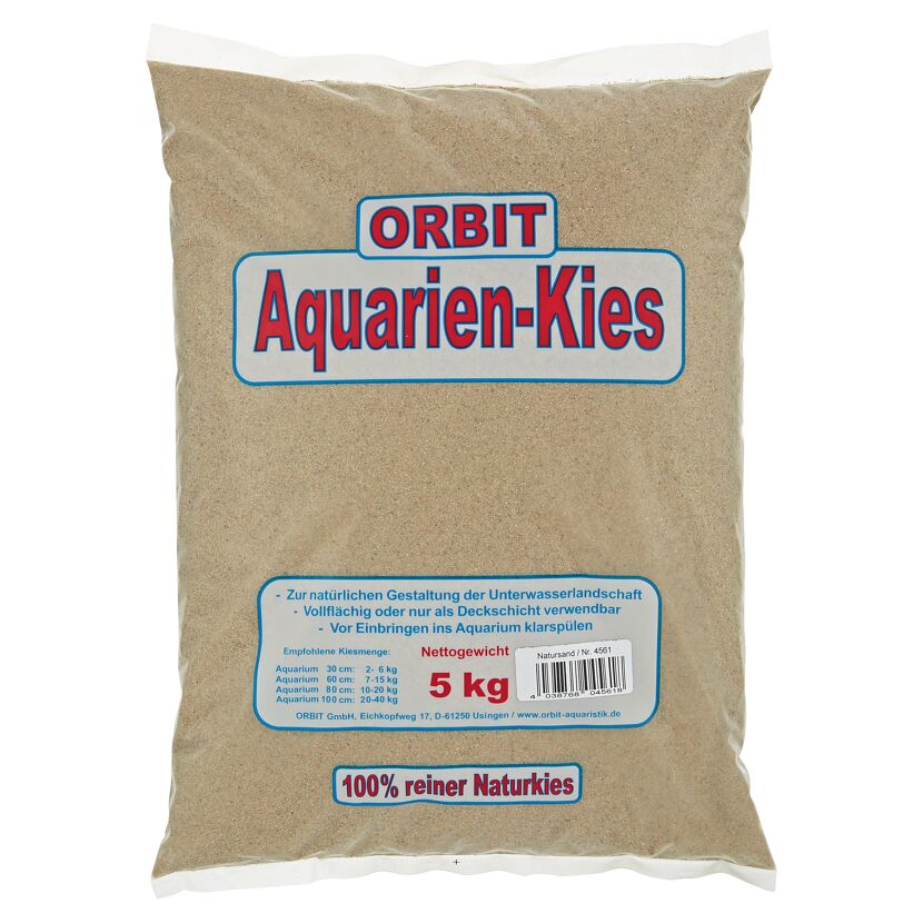 Orbit Aquarien-Kies, 5 kg Beutel