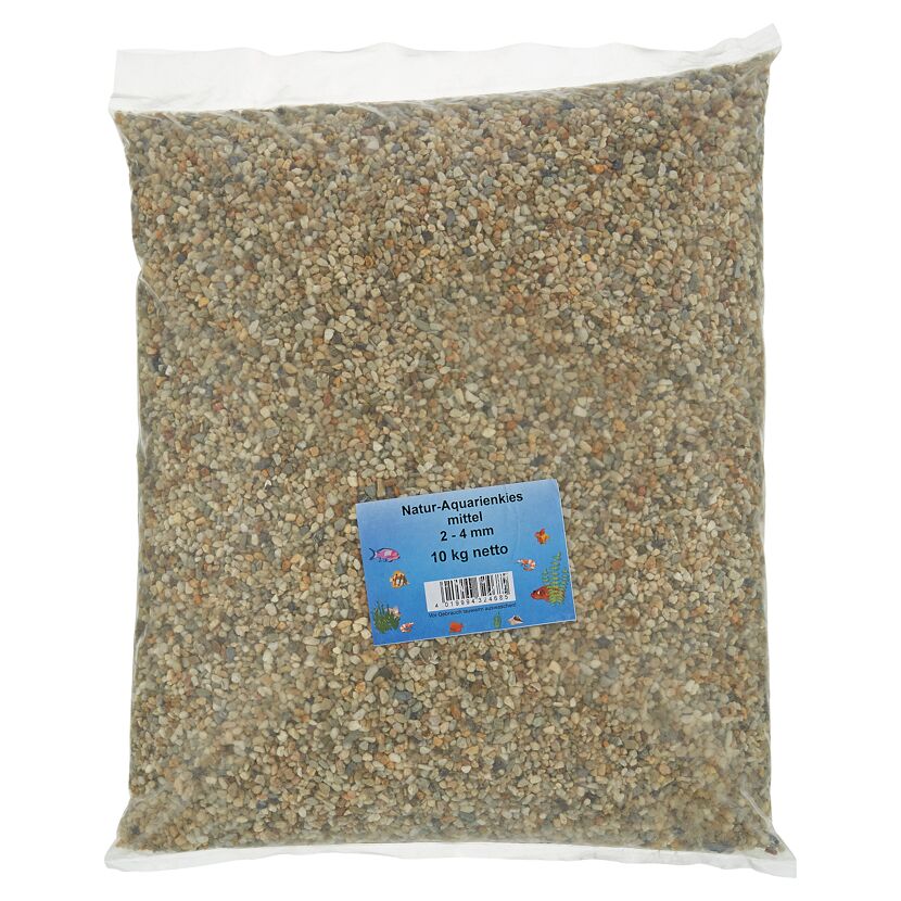 Natur-Aquarienkies bunt 10 kg mittel Ø 2 - 4 mm