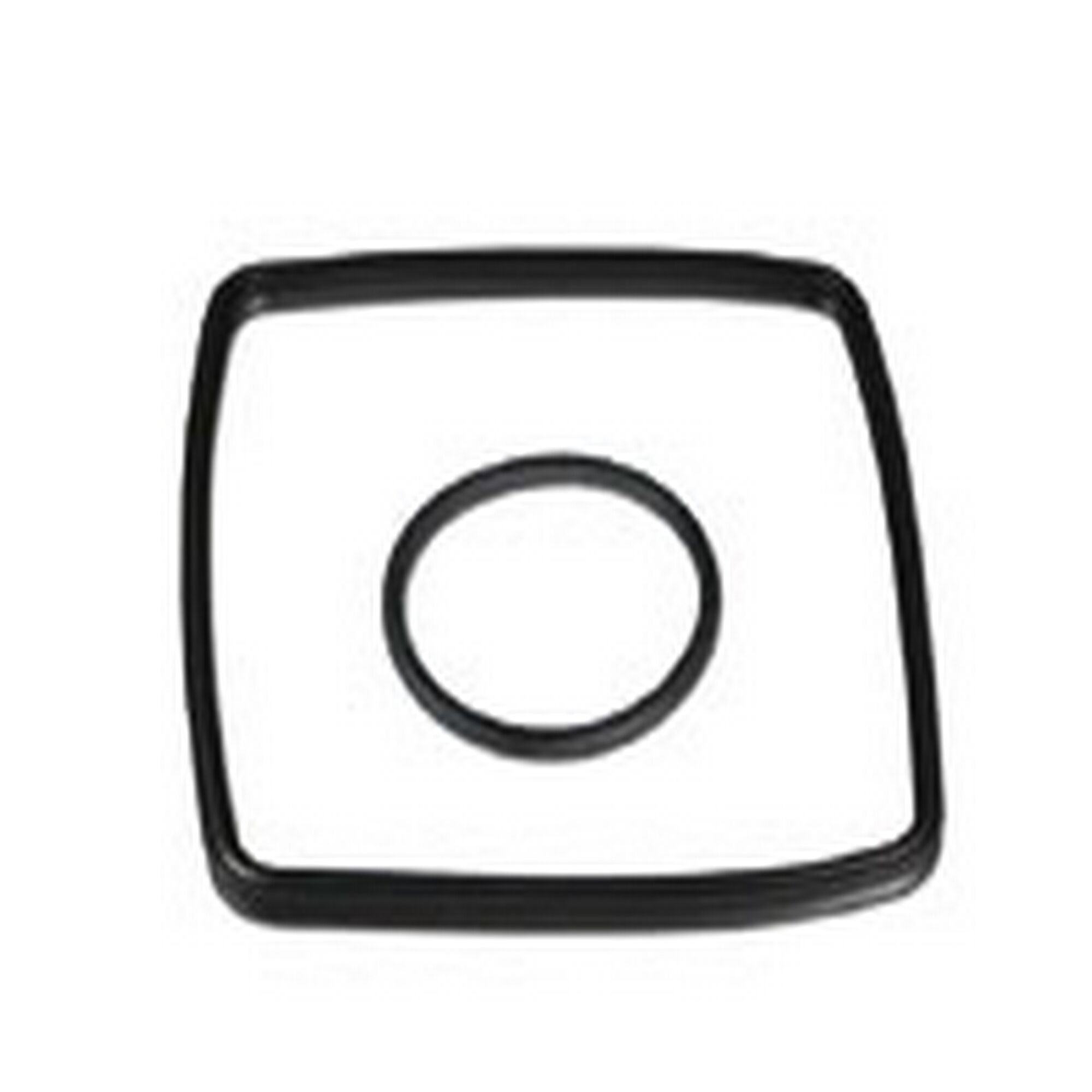 Zwei schwarze Dichtungen