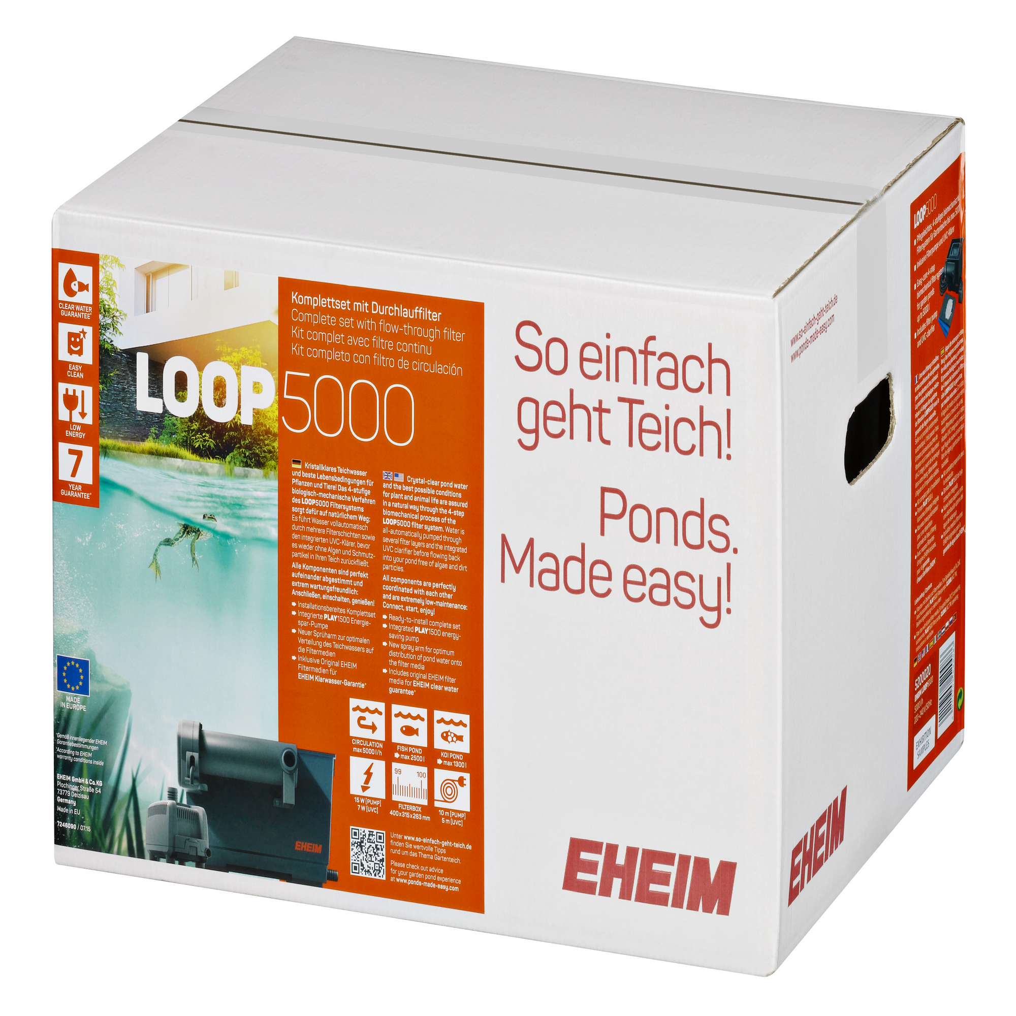 EHEIM LOOP 5000 Komplett-Set mit Durchlauffilter und UV-Klärer + product picture
