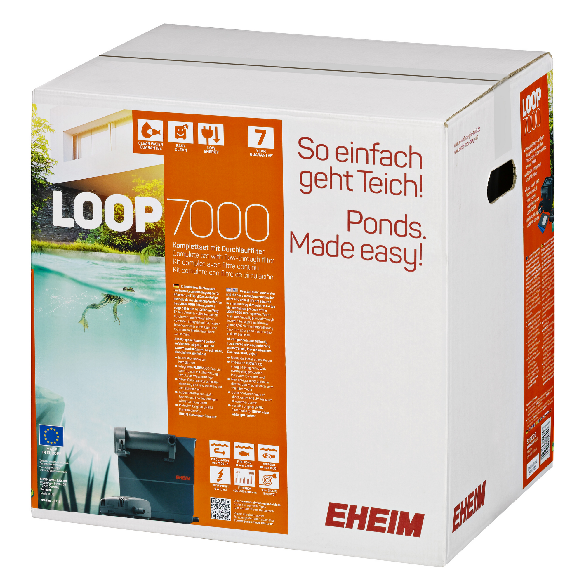 EHEIM LOOP 7000 Komplett-Set mit Durchlauffilter und UV-Klärer + product picture