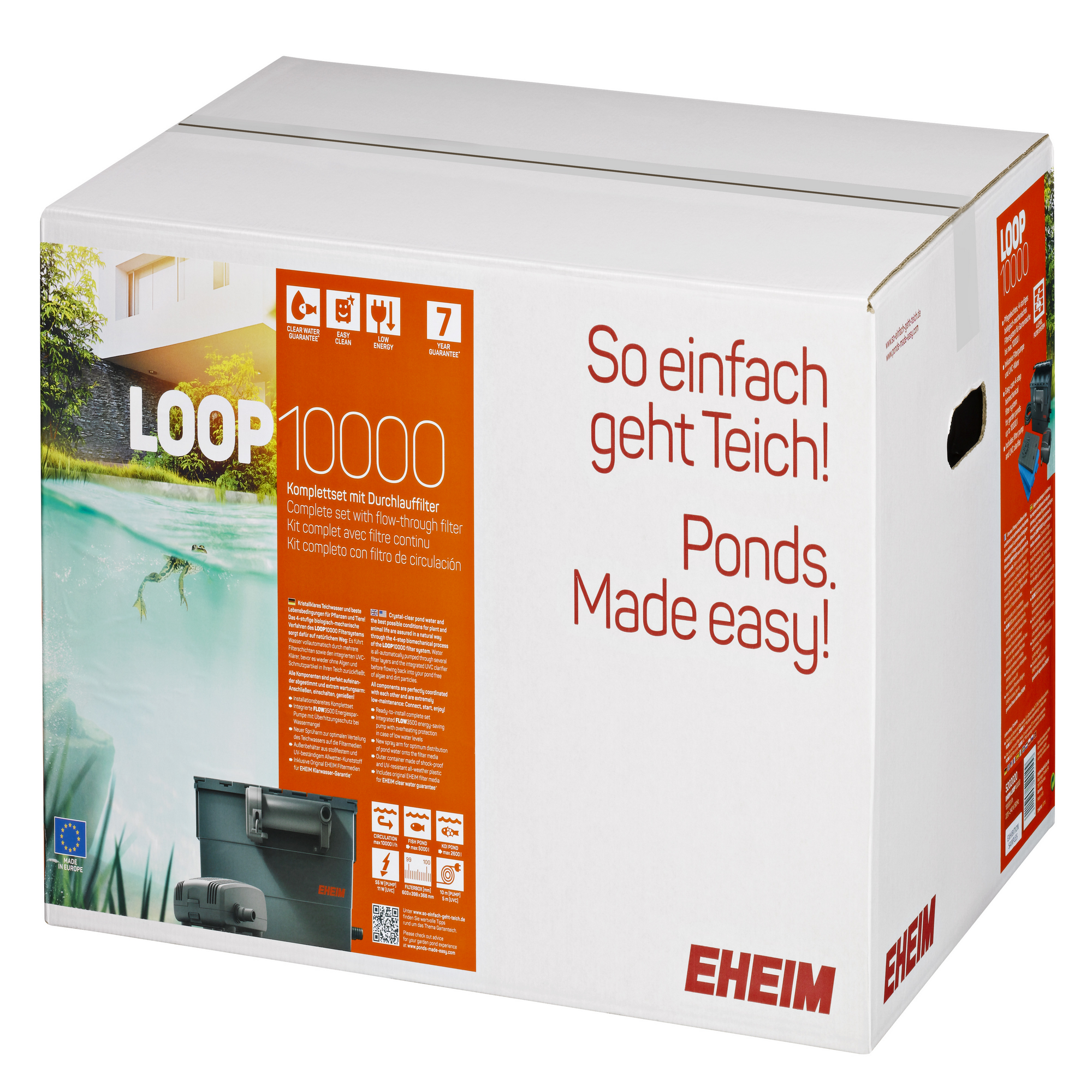 EHEIM LOOP 10000 Komplett-Set mit Durchlauffilter und UV-Klärer + product picture
