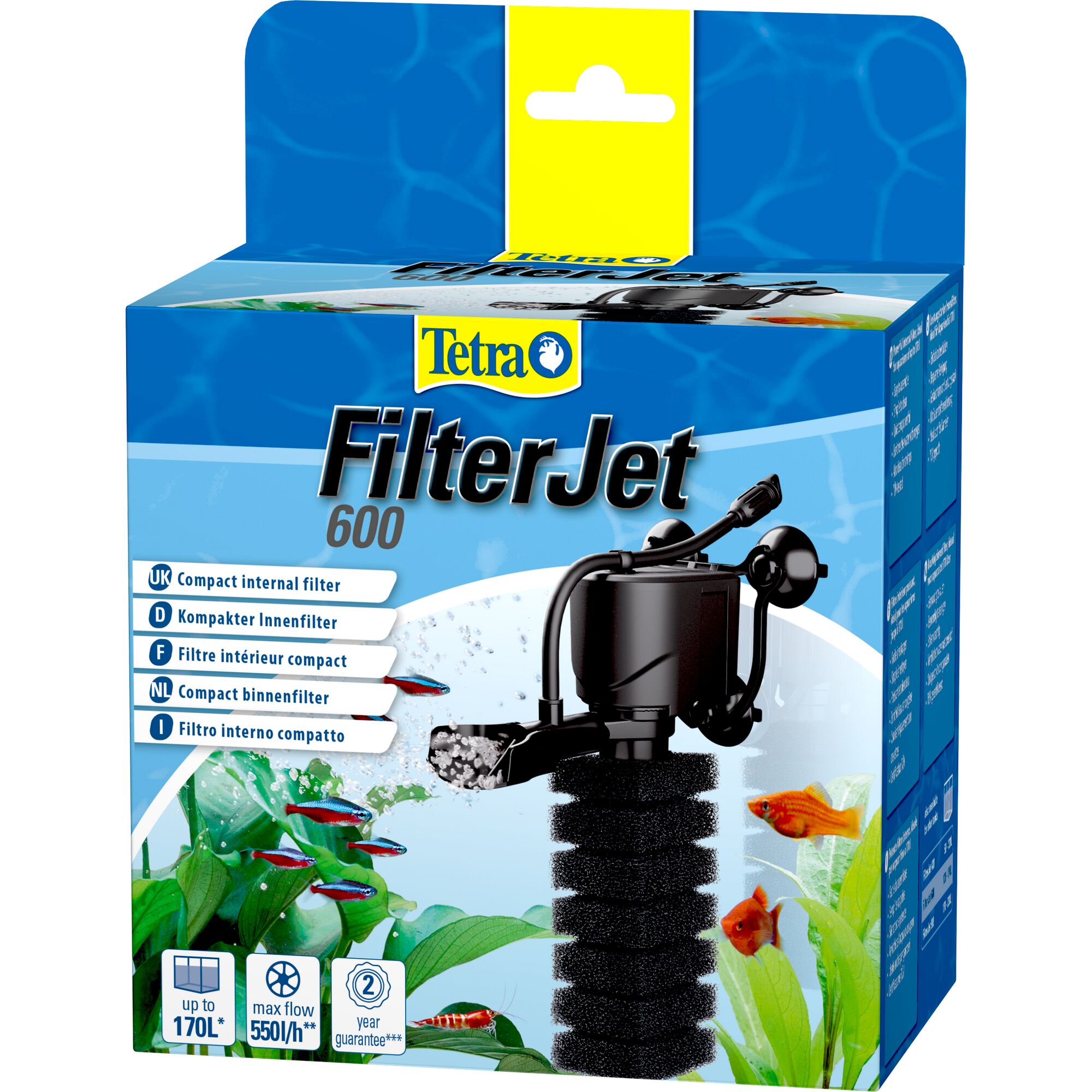 Tetra FilterJet 600 Innenfilter für Aquarien