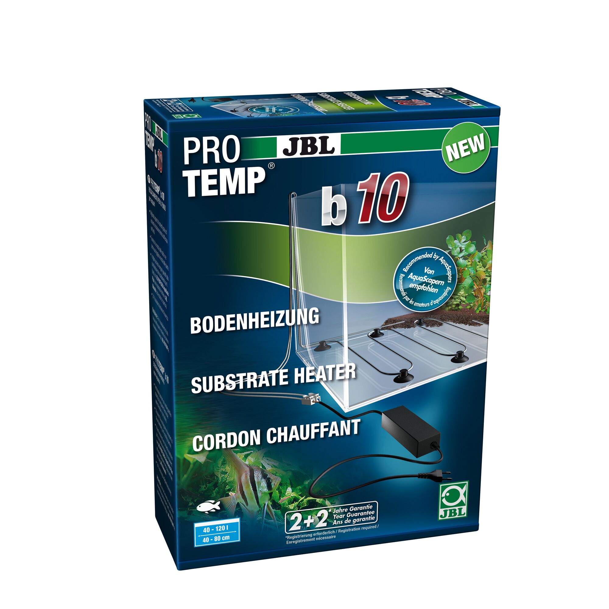 JBL ProTemp b10 Bodenheizung für Aquarien
