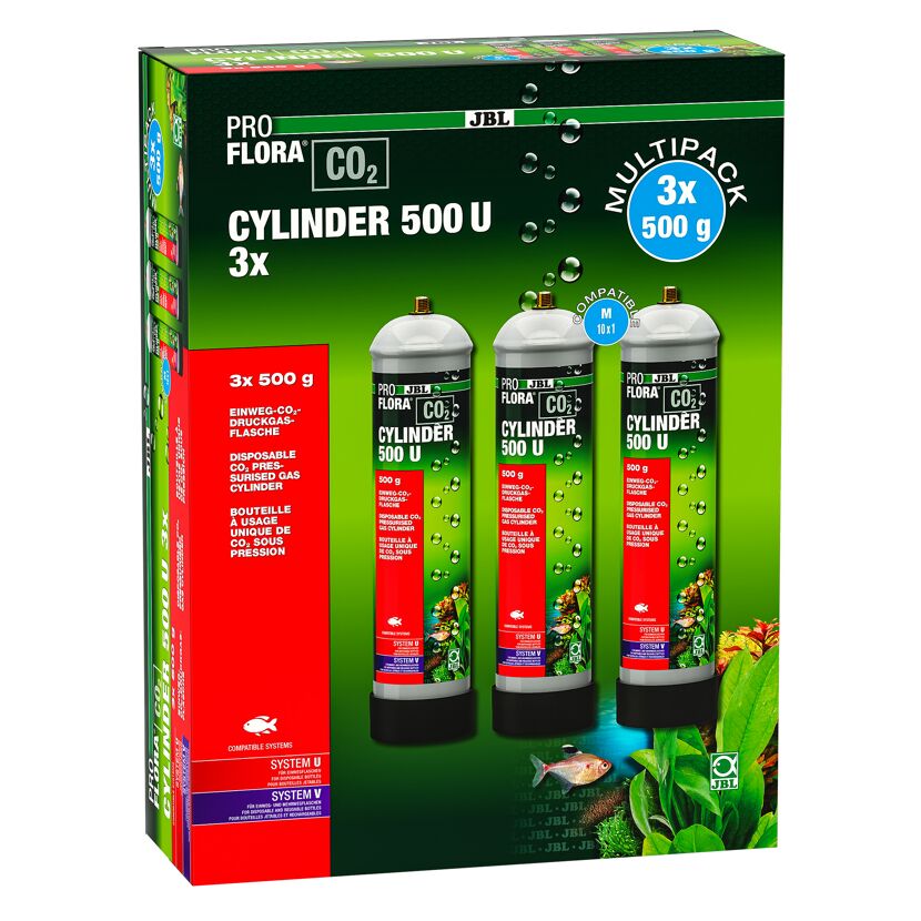 JBL ProFlora CO2 Cylinder 500 U Multipack