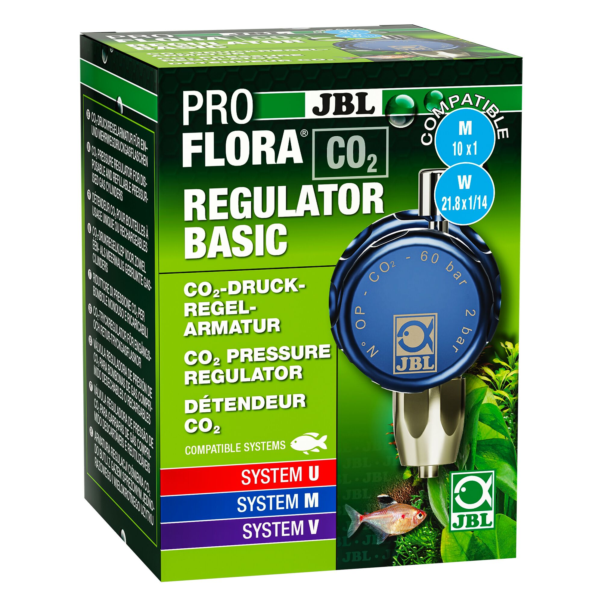 JBL ProFlora CO2 Regulator Basic Druckminderer