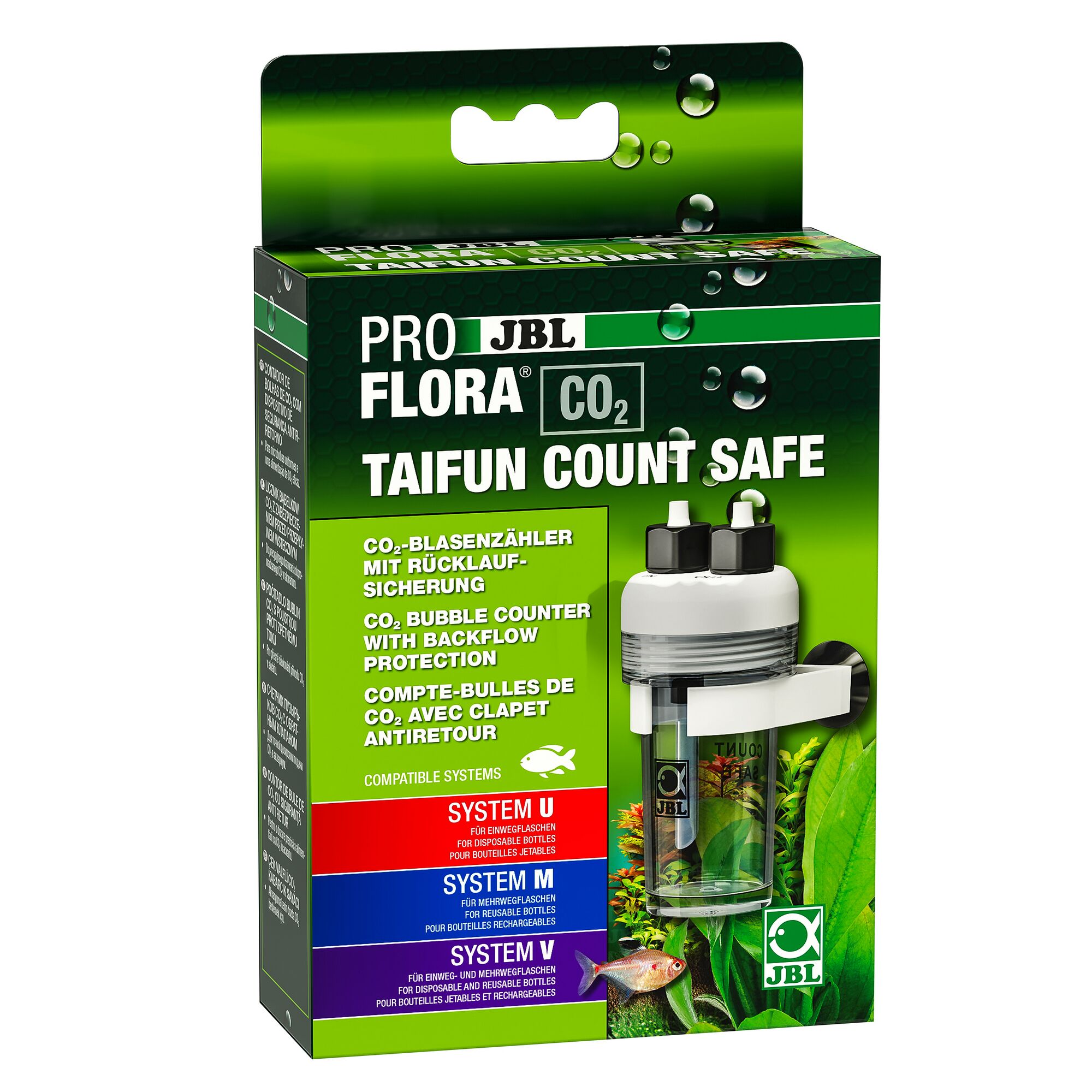 JBL ProFlora CO2 Taifun Count Safe Blasenzähler
