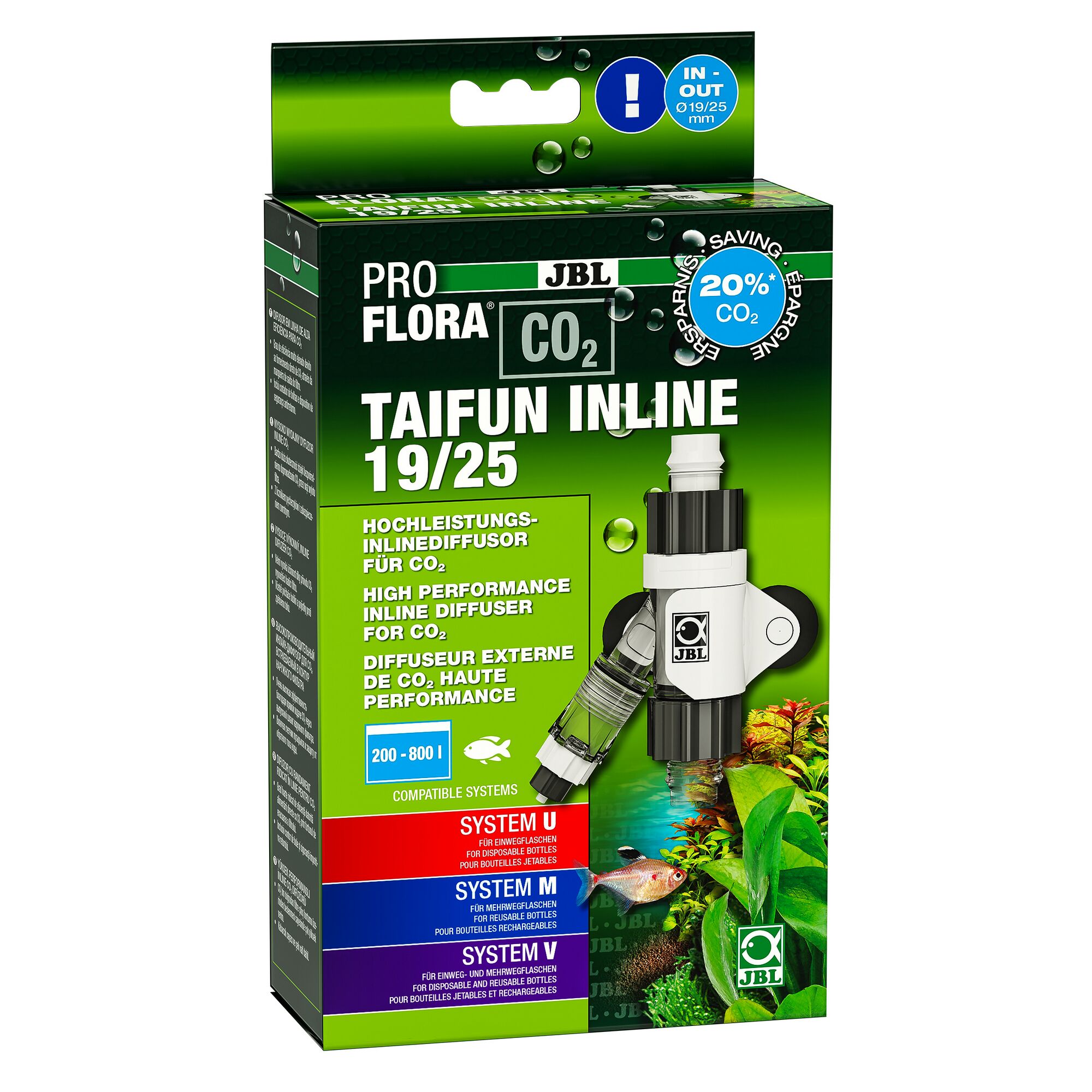 JBL ProFlora Taifun Inline CO2-Diffusor
