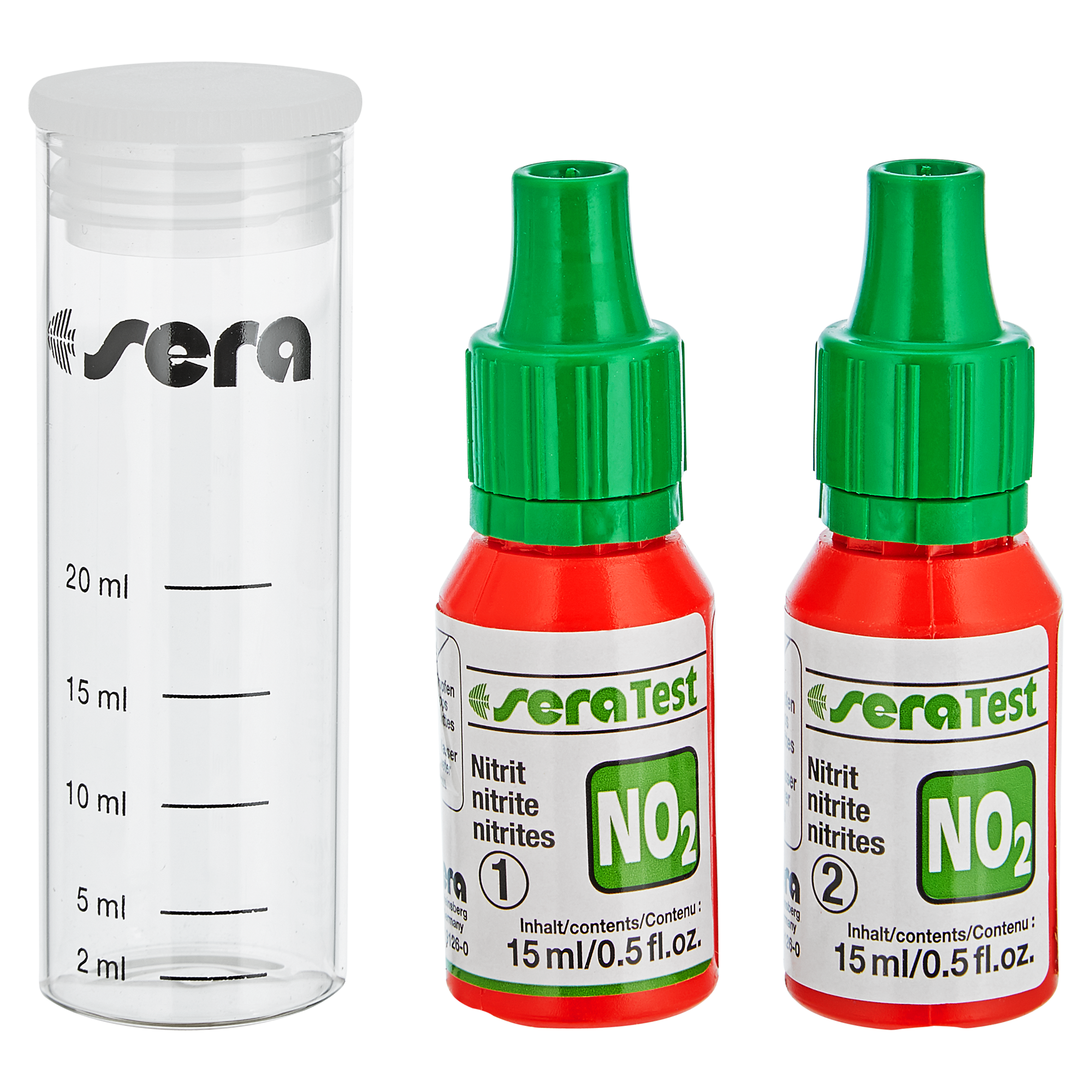 Wassertest 2 x 15 ml NO2 + product picture