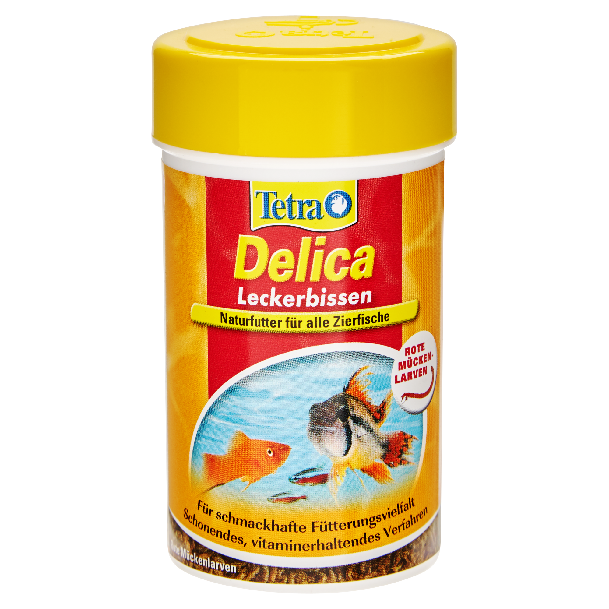 Fischfutter "Delica Leckerbissen" 100 ml Rote Mücke + product picture