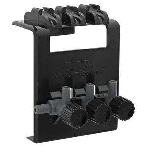 Luftkontrollventil "Ultra" Kunststoff schwarz 3-fach