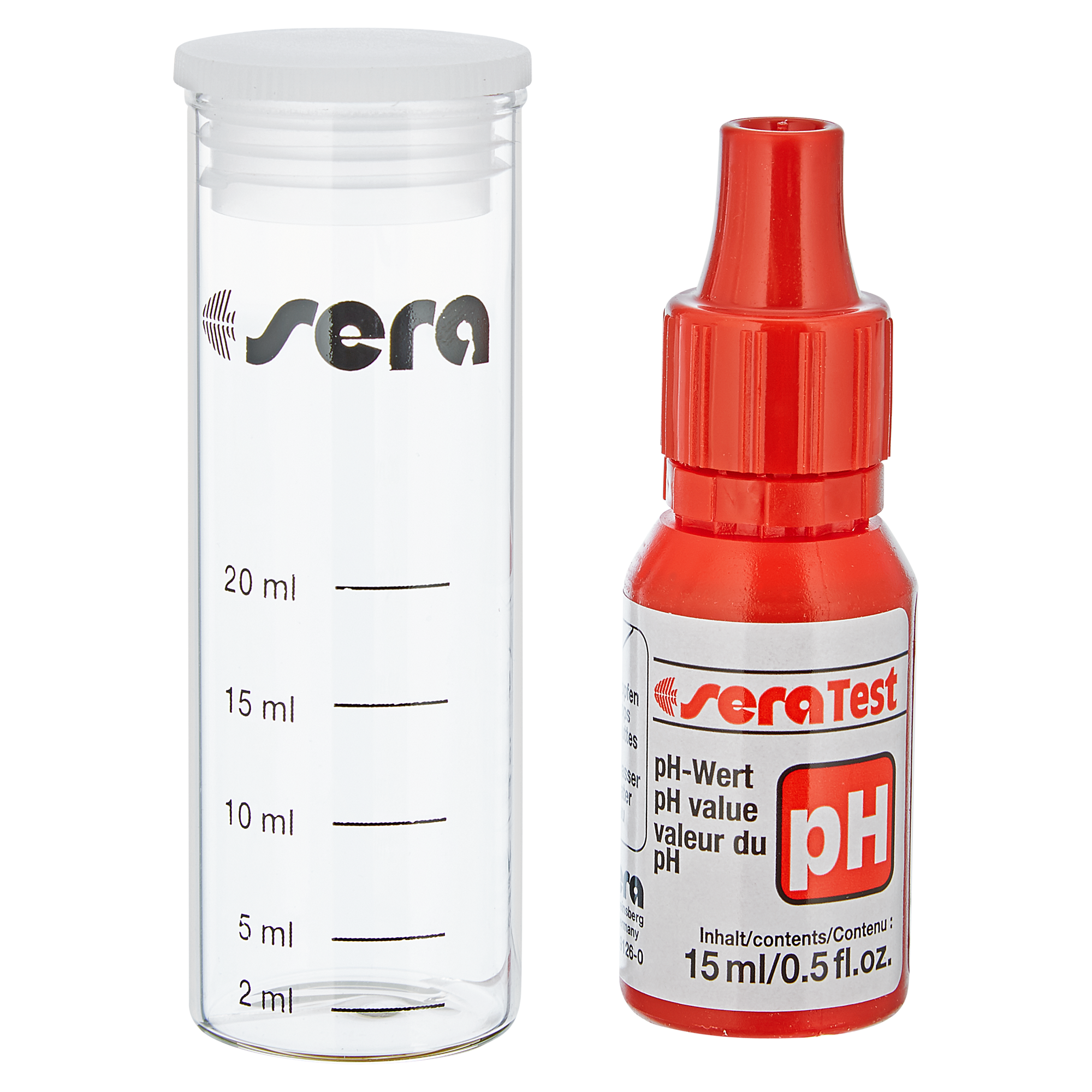 Wassertest pH 15 ml + product picture