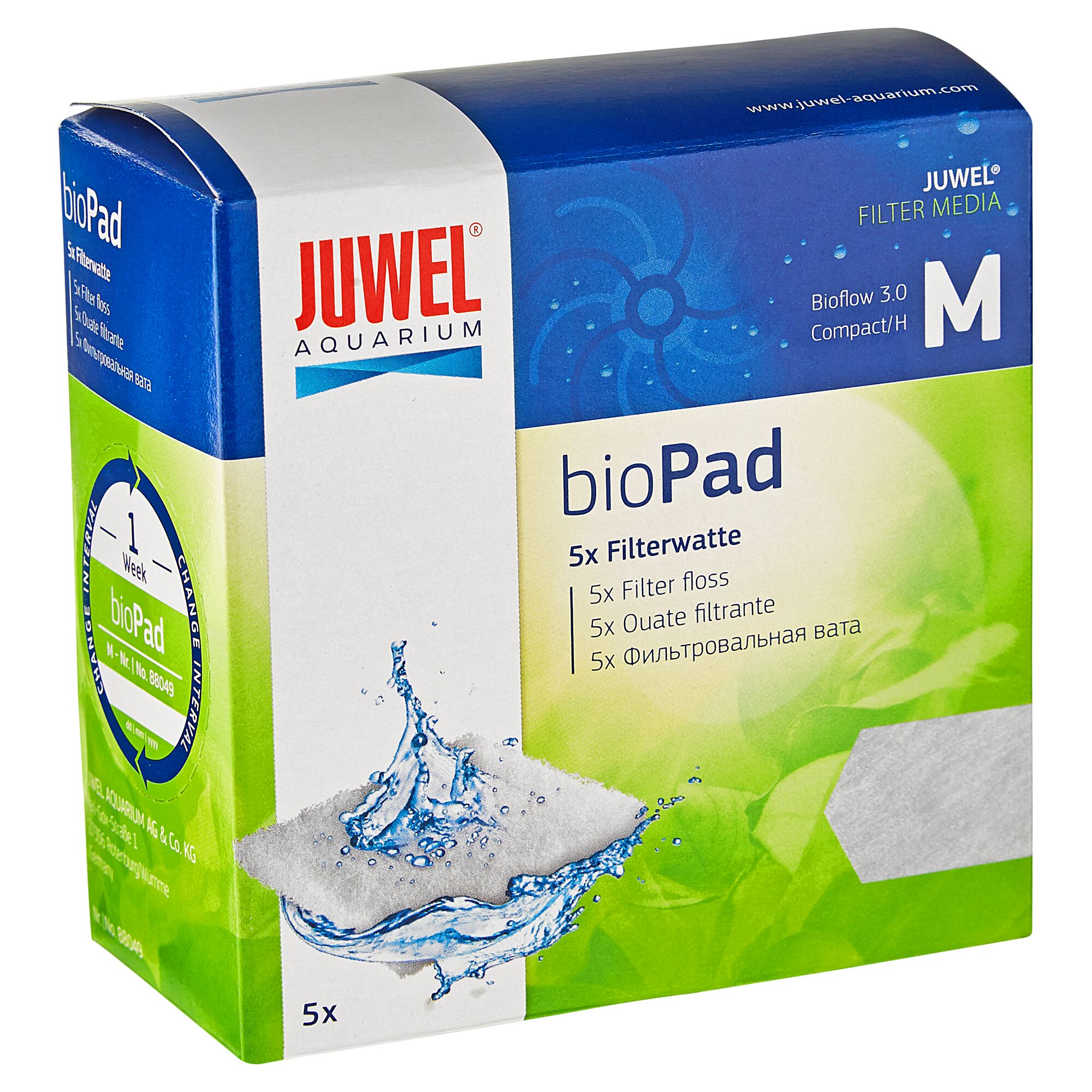 JUWEL bioPad Filterwatte 5er Pack