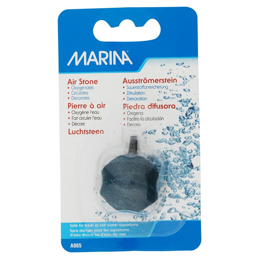 Marina Ausströmerstein dunkelblau in Verpackung