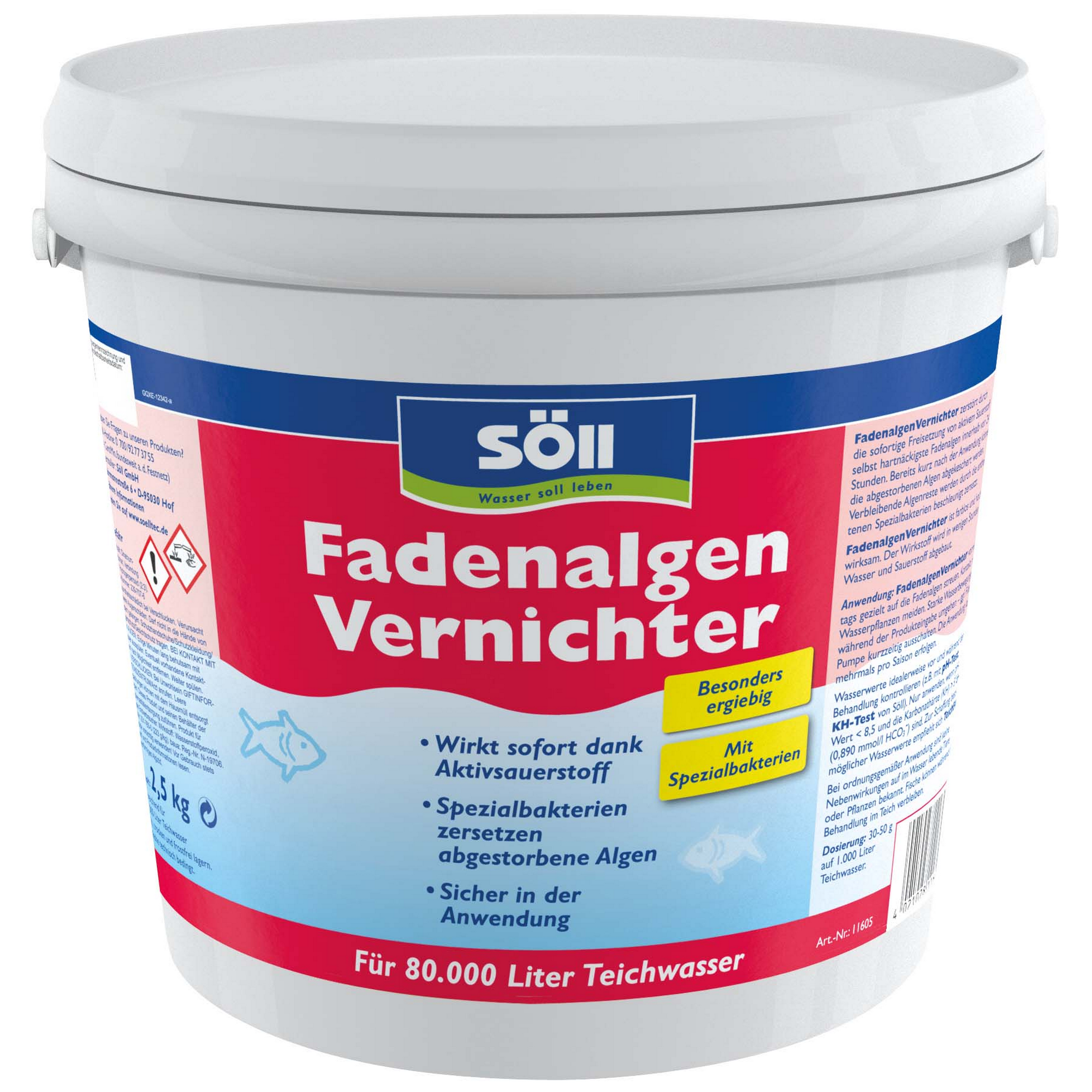 Fadenalgen-Vernichter 2,5 kg + product picture