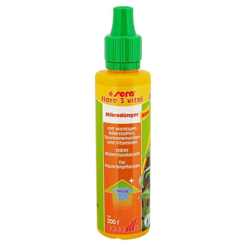 sera flore 3 vital Mikrodünger für Aquarienpflanzen