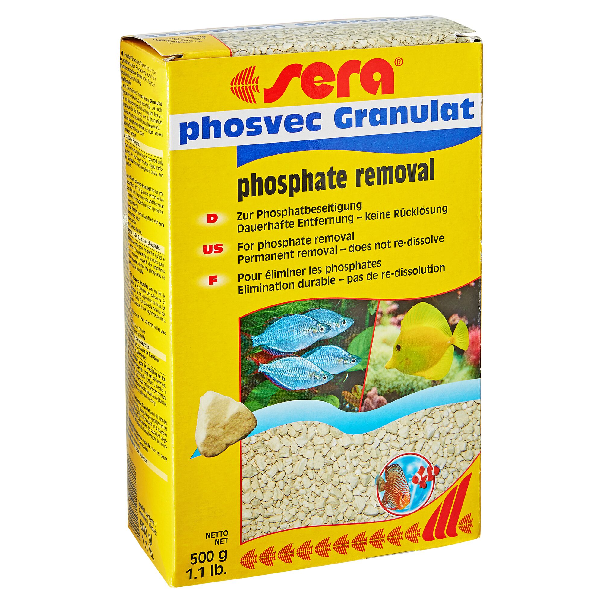 sera phosvec Granulat Phosphatentferner 500 g