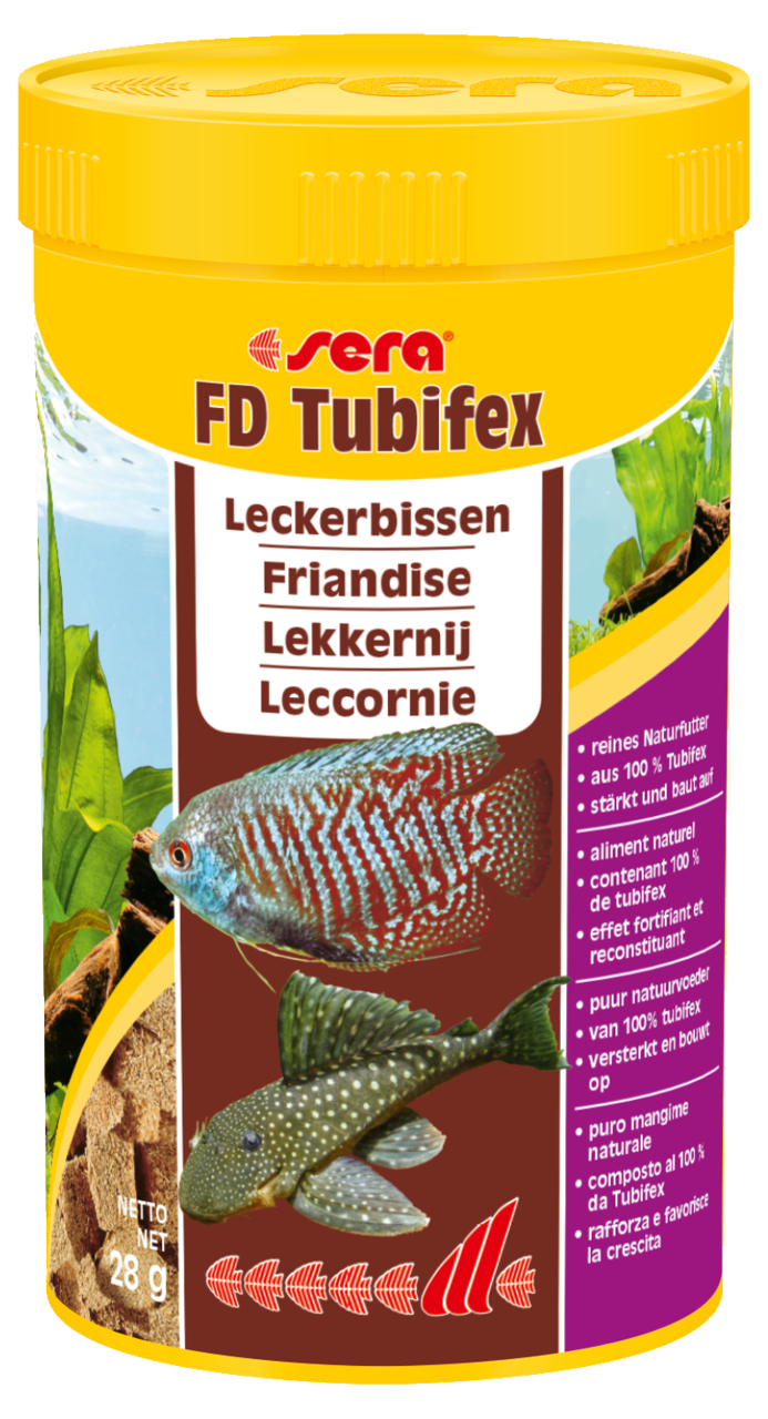 Fischfutter "FD Tubifex" Powersnack 28 g + product picture